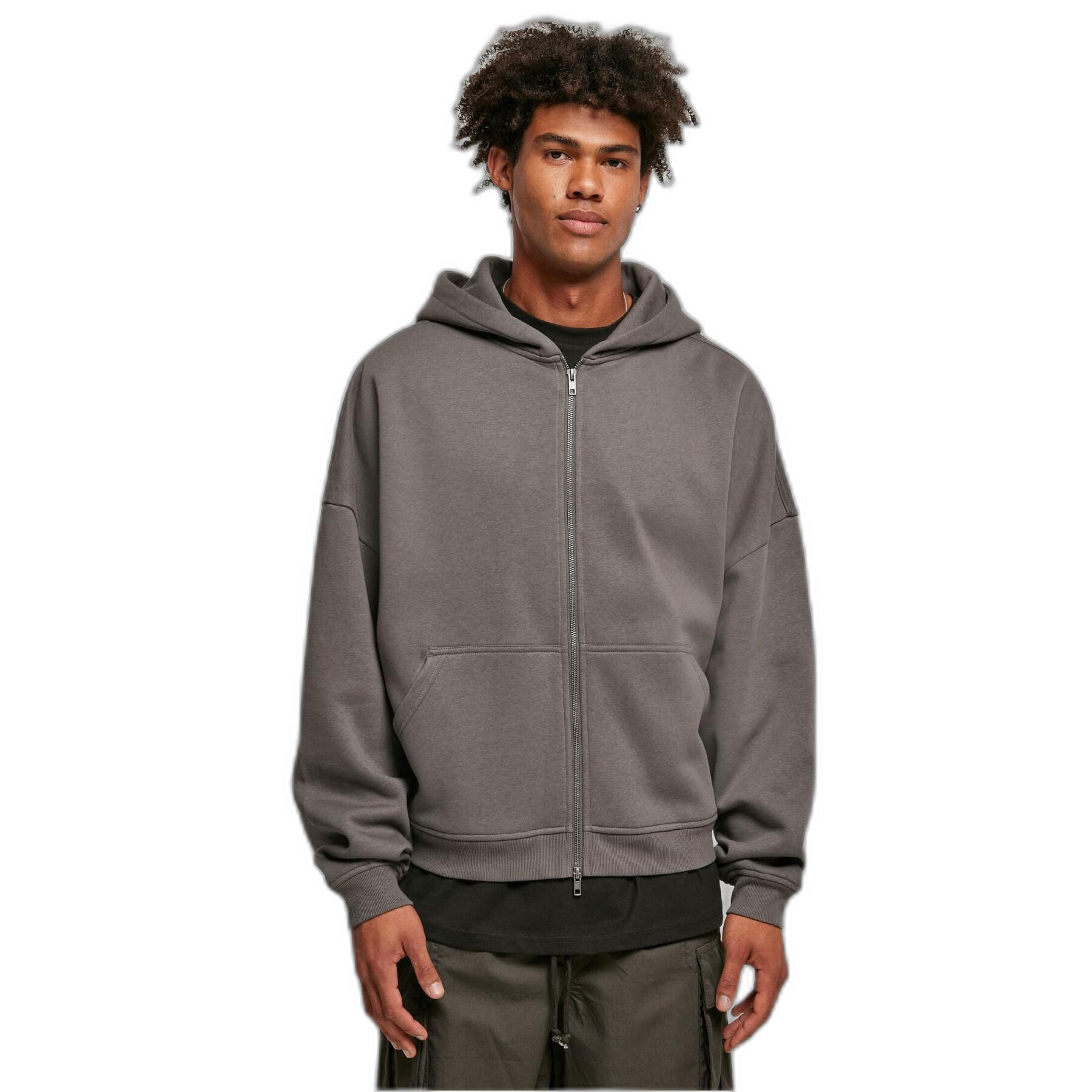 Sweatshirt à capuche zippé Urban Classics Organic 90's