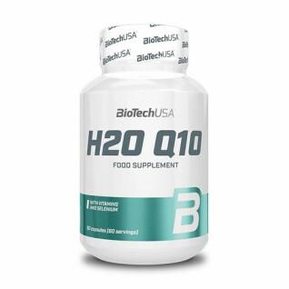 Lot de 12 pots de vitamine biotech USA h20 q10 - 60 Gélul