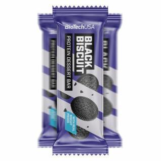 Barres dessert proteinées Biotech USA - Black biscuit (x20)