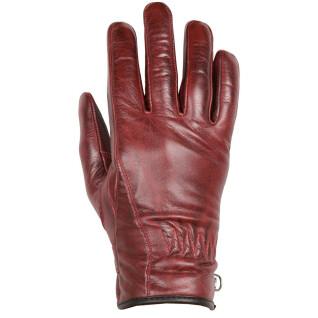 Gants moto hiver cuir femme Helstons nelly