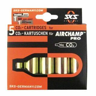 5 cartouches CO2 16g SKS AirChamp Pro