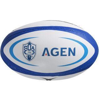 Ballon de rugby midi Gilbert Agen (taille 2)