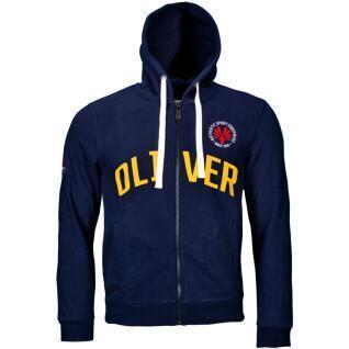 Sweatshirt à capuche authentique logo Oliver Sport