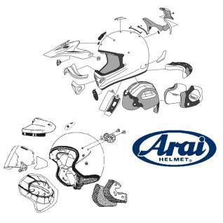 Mousse casque de moto joue Arai Dry-Cool MX-V