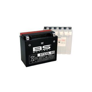 Batterie moto avec pack acide BS Battery BTX20L-BS