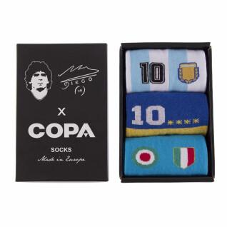 Chaussettes Box Set Copa Football Maradona Number 10