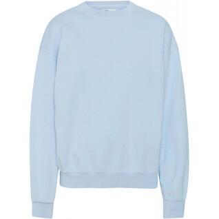 Sweatshirt col rond Colorful Standard Organic oversized polar blue