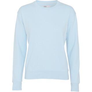 Pull col rond femme Colorful Standard Classic Organic polar blue
