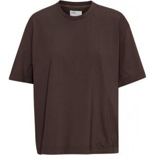 T-shirt femme Colorful Standard Organic oversized coffee brown