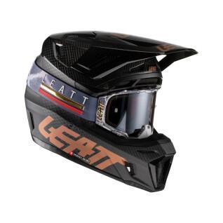 Casque moto cross avec lunettes de protection Leatt 9.5 V22