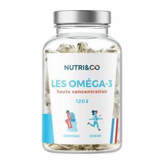 Complément Alimentaire Oméga-3 - 120 gélules Licaps – Nutri&Co