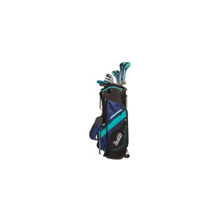 Kit (sac + 8 clubs) droitier femme Boston Golf deluxe 8.5" 1/2 série