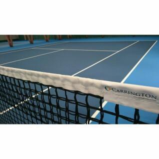 Filet de tennis expert ultra durable pour terrain de double mailles doublé 6 premiers rangs Carrington