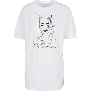 T-shirt femme Mister Tee ladies inner peace sign