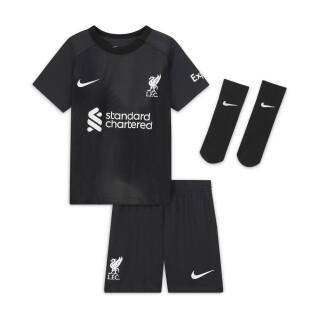 Mini-kit Third gardien bébé Liverpool FC 2022/23