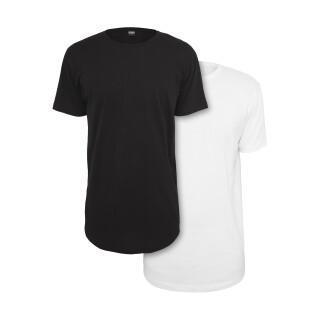 T-shirt Urban Classics Pre-Pack Shaped Long 2-Pack