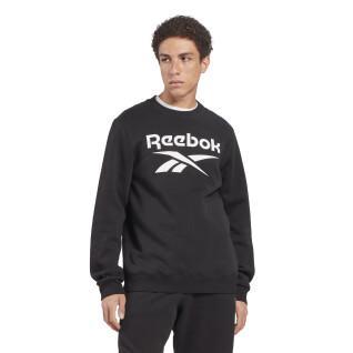 Sweatshirt ras du cou molleton ras du cou Reebok Identity Stacked Logo