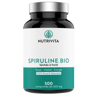 Complément alimentaire Spiruline Bio - 500 comprimés Nutrivita