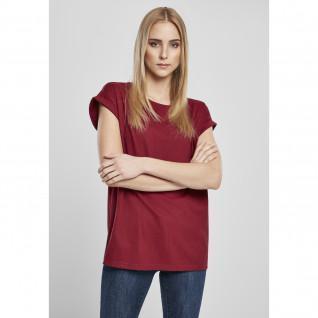 T-shirt femme Urban Classics organic extended shoulder (grandes tailles)