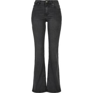 Jeans femme grandes tailles Urban Classics high waist flared 