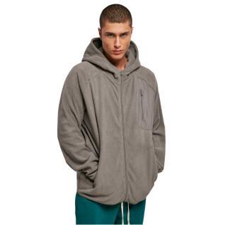 Sweatshirt à capuche zippé Urban Classics Polar Fleece
