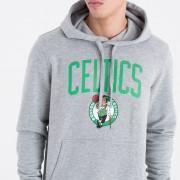 Sweat à capuche New Era avec logo de l'équipe Boston Celtics