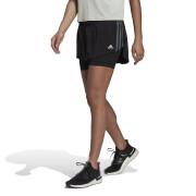 Jupe-short à 3 bandes femme adidas Run Icons