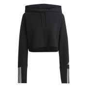 Sweatshirt à capuche coton femme adidas Essentials 3-Stripes