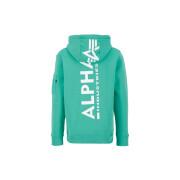 Sweatshirt à capuche imprimé au dos Alpha Industries