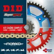 Kit chaîne moto D.I.D Derbi 50 Senda R Classic Racer 01-02