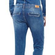 Combinaison en jeans femme Le temps des cerises