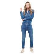 Combinaison en jeans femme Le temps des cerises