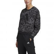 Sweatshirt femme adidas Sportswear Leopard-Print
