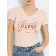 T-shirt femme Guess Logo Flowers