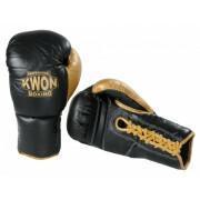 Gants de boxe en cuir à lacets Kwon Professional Boxing