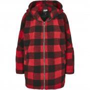 Parka femme Urban Classic hooded check